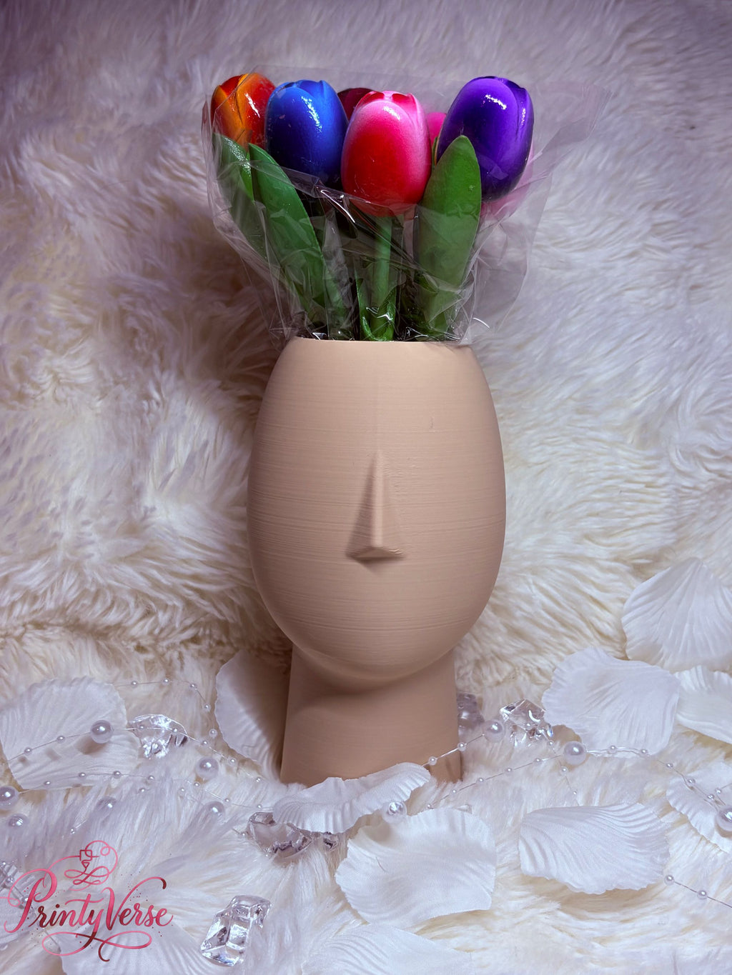 Minimalist Face Vase S