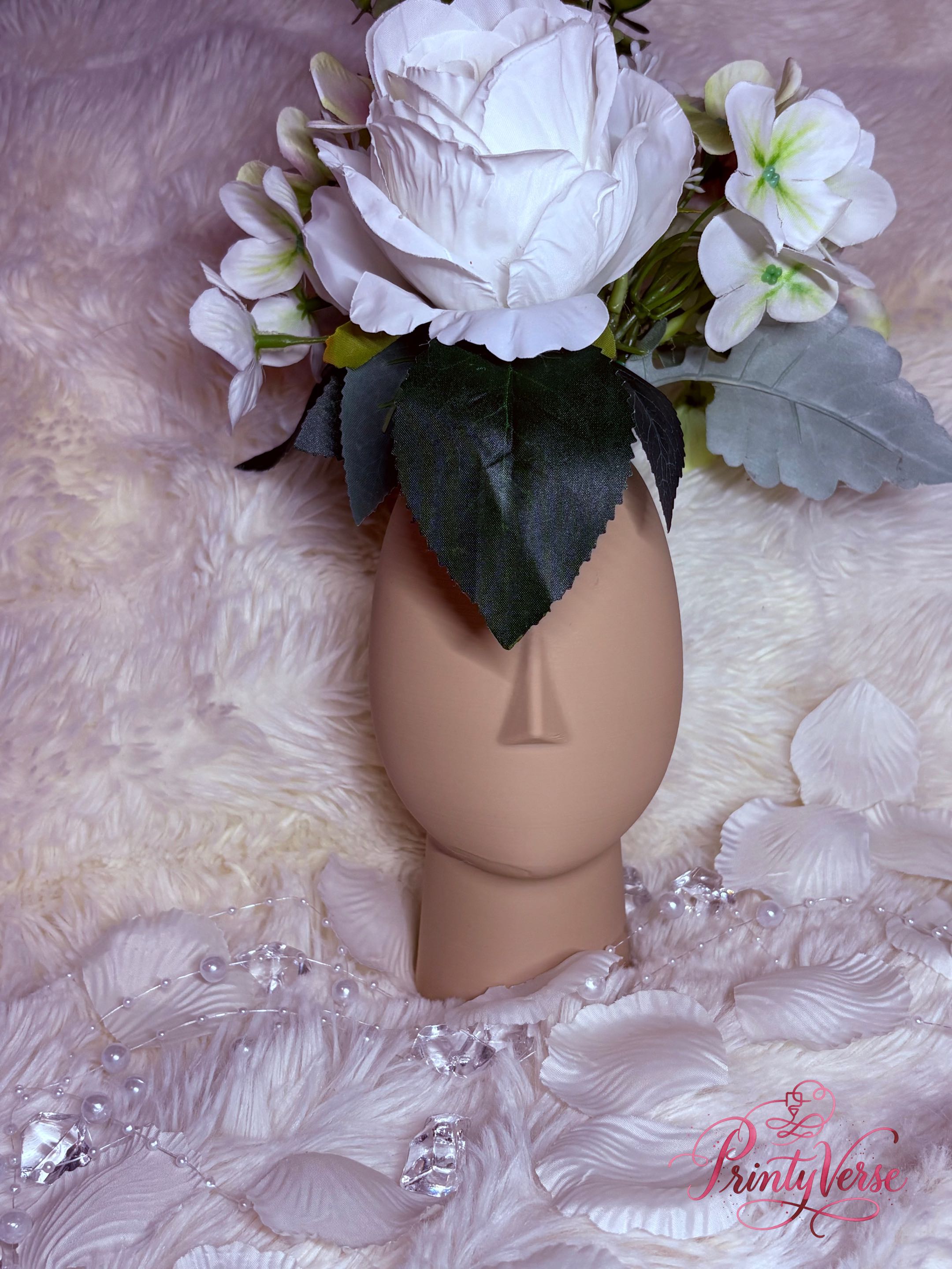Minimalist Face Vase S